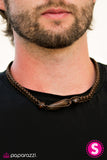 Paparazzi "Sun and Sand" Brown Urban Necklace Unisex Paparazzi Jewelry