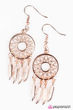 Paparazzi "Suncatcher" Copper Earrings Paparazzi Jewelry
