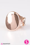 Paparazzi "Sunken Treasure - Rose Gold" ring Paparazzi Jewelry