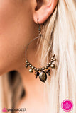 Paparazzi "Sunset Boulevard - Brass" earring Paparazzi Jewelry
