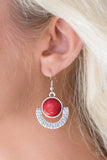 Paparazzi "Sunset Sailing - Red" earring Paparazzi Jewelry