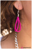 Paparazzi "Sunset Samba" Pink Necklace & Earring Set Paparazzi Jewelry