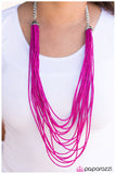 Paparazzi "Sunset Samba" Pink Necklace & Earring Set Paparazzi Jewelry