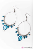Paparazzi "Sunset Shores - Blue" earring Paparazzi Jewelry