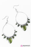 Paparazzi "Sunset Shores - Green" earring Paparazzi Jewelry