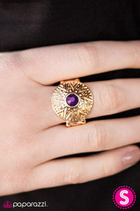 Paparazzi "Sunshine State - Purple" ring Paparazzi Jewelry