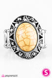 Paparazzi "Sun Valley - Yellow" ring Paparazzi Jewelry