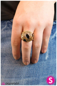 Paparazzi "Super Nova" Gold Ring Paparazzi Jewelry