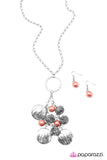 Paparazzi "Sure Thing! - Orange" necklace Paparazzi Jewelry