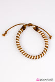 Paparazzi "Surf Days - Brown" bracelet Paparazzi Jewelry