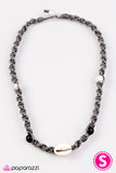 Paparazzi "Surf Zone" Black Urban Necklace Unisex Paparazzi Jewelry