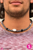 Paparazzi "Surf Zone" Black Urban Necklace Unisex Paparazzi Jewelry