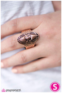 Paparazzi "Survivor - Copper" ring Paparazzi Jewelry