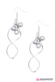 Paparazzi "Suspended In Time" Silver Earrings Paparazzi Jewelry
