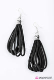 Paparazzi "Swaying Alive" Black Earrings Paparazzi Jewelry