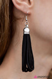 Paparazzi "Swaying Alive" Black Earrings Paparazzi Jewelry