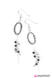 Paparazzi "Sweep Me Off My Feet" Black Earrings Paparazzi Jewelry