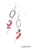 Paparazzi "Sweep Me Off My Feet" Red Earrings Paparazzi Jewelry