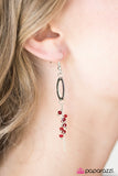 Paparazzi "Sweep Me Off My Feet" Red Earrings Paparazzi Jewelry