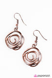 Paparazzi "Sweet as Roses - Copper" earring Paparazzi Jewelry