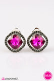 Paparazzi "Sweet As Sugar - Pink Clip-On" earring Paparazzi Jewelry