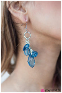 Paparazzi "Sweeter Than Honey" Blue Earrings Paparazzi Jewelry