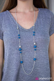 Paparazzi "Sweet GLEAMS" Blue Necklace & Earring Set Paparazzi Jewelry