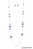 Paparazzi "Sweet GLEAMS" Purple Necklace & Earring Set Paparazzi Jewelry