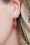 Paparazzi "Sweet GLEAMS" Red Necklace & Earring Set Paparazzi Jewelry