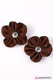 Paparazzi "Sweet Kisses - Brown" hair clip Paparazzi Jewelry