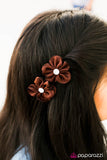 Paparazzi "Sweet Kisses - Brown" hair clip Paparazzi Jewelry