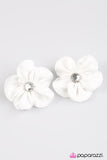 Paparazzi "Sweet Kisses - White" hair clip Paparazzi Jewelry