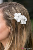 Paparazzi "Sweet Kisses - White" hair clip Paparazzi Jewelry