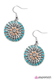 Paparazzi "Sweet Pea" Blue Earrings Paparazzi Jewelry