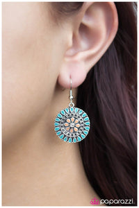 Paparazzi "Sweet Pea" Blue Earrings Paparazzi Jewelry