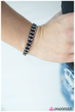 Paparazzi "Sweet Tooth - Black" bracelet Paparazzi Jewelry