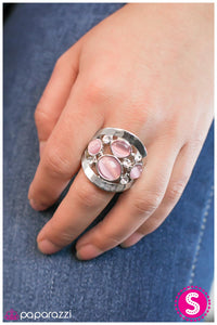 Paparazzi "Swept Away" Pink Ring Paparazzi Jewelry