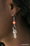 Paparazzi "Swift and SHORE - Orange" earring Paparazzi Jewelry