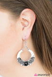 Paparazzi "Swing Away - Black" earring Paparazzi Jewelry
