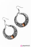 Paparazzi "Swing Away - Brown" earring Paparazzi Jewelry