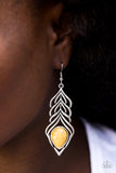 Paparazzi "Swinging Sparrow - Yellow" earring Paparazzi Jewelry