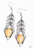 Paparazzi "Swinging Sparrow - Yellow" earring Paparazzi Jewelry