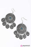 Paparazzi "Symphony of Sound" Blue Earrings Paparazzi Jewelry