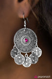 Paparazzi "Symphony of Sound" Pink Earrings Paparazzi Jewelry