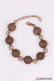 Paparazzi "Tahiti Dream" Copper Bracelet Paparazzi Jewelry