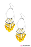 Paparazzi "Tahiti Sunrise" Yellow Earrings Paparazzi Jewelry