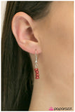 Paparazzi "Take A BOUGH" Red Necklace & Earring Set Paparazzi Jewelry