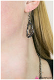 Paparazzi "Take A Bow - Gunmetal" necklace Paparazzi Jewelry