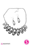 Paparazzi "Take A Bow - Gunmetal" necklace Paparazzi Jewelry