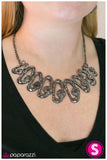 Paparazzi "Take A Bow - Gunmetal" necklace Paparazzi Jewelry